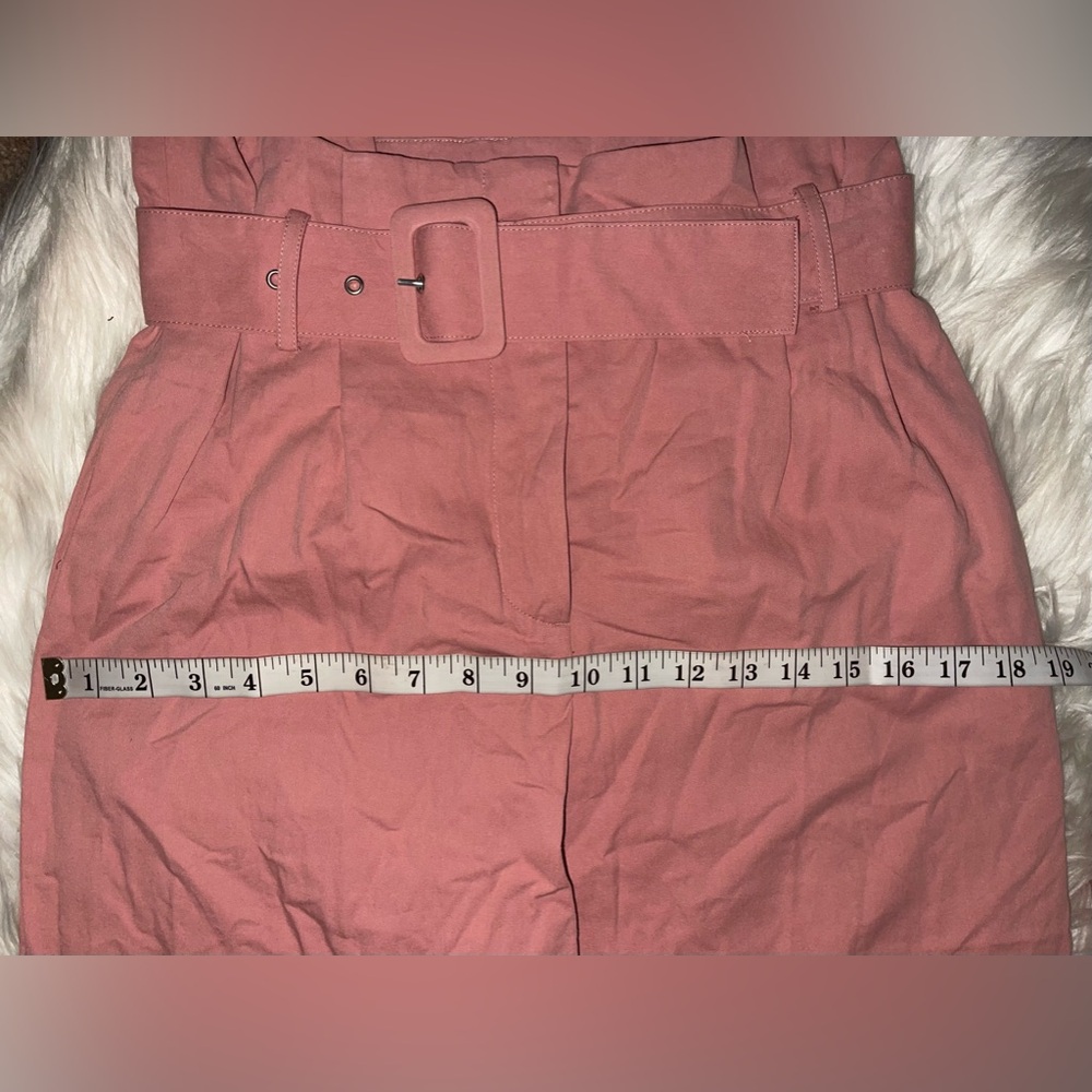 NWOT ZARA HIGH WAIST TROUSERS CULOTTES WITH BELT - Picture 14 of 16
